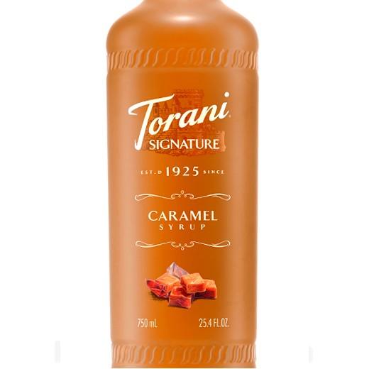 Caramel Signature Syrup 750 mL Bottle Coffee Syrup Canada