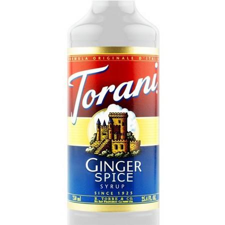 Torani Ginger Spice Syrup 750 mL Bottle