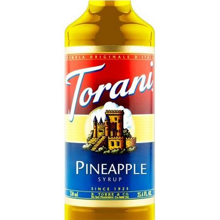Torani Peach Tea Syrup 750 mL Bottle