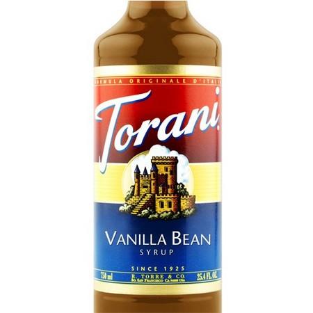 Torani French Vanilla Syrup 750 mL Bottle