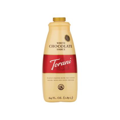 Torani Chocolate Bianco Syrup 750 mL Bottle