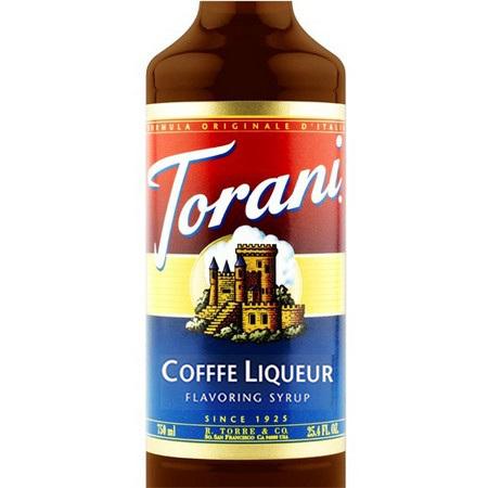 Torani Coffee Liqueur Syrup 750 mL Bottle
