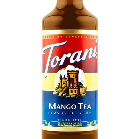 Torani Mango Tea Syrup 750 mL Bottle