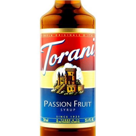 Torani Peach Syrup 750 mL Bottle