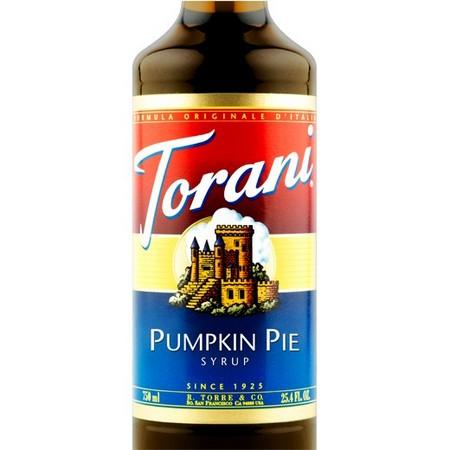 Torani Pumpkin Pie Syrup 750 mL Bottle