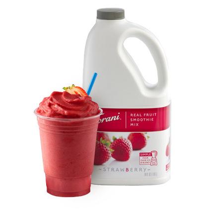 Torani Strawberry Real Fruit Smoothie Mix 64 oz
