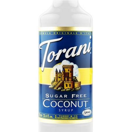 Torani Sugar Free Almond Syrup 750 mL Bottle