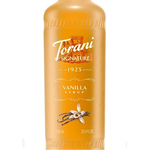 Vanilla Signature Syrup 750 mL Bottle – Coffee Syrup Canada
