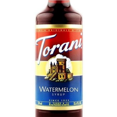 Torani Watermelon Syrup 750 mL Bottle